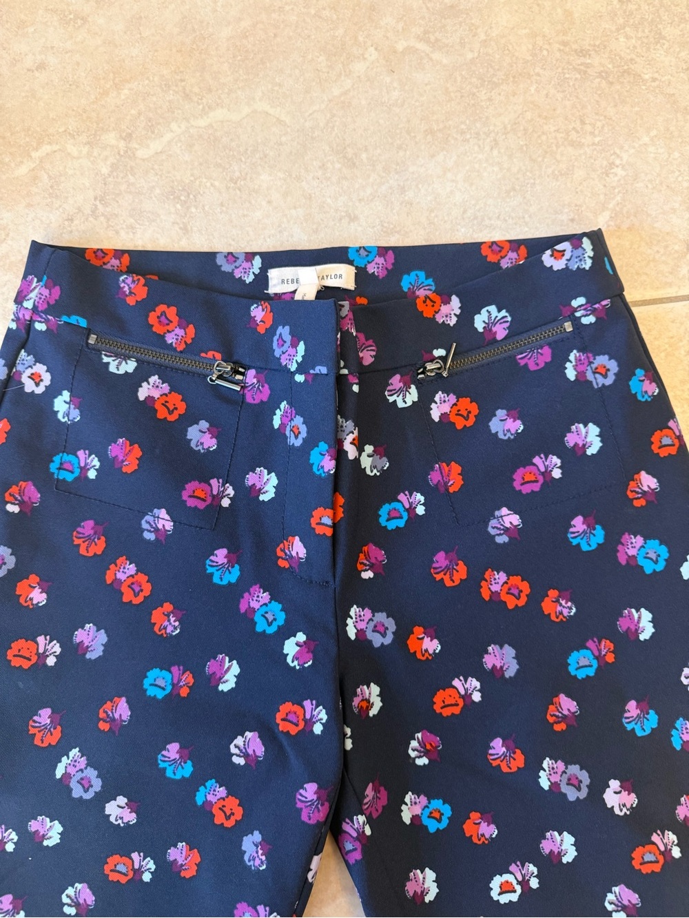 Rebecca Taylor floral pants - Picture 3 of 7